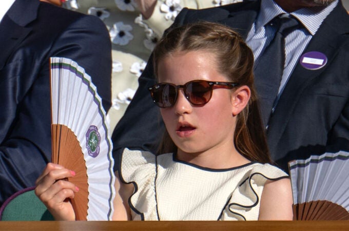 La princesa Charlotte en Wimbledon