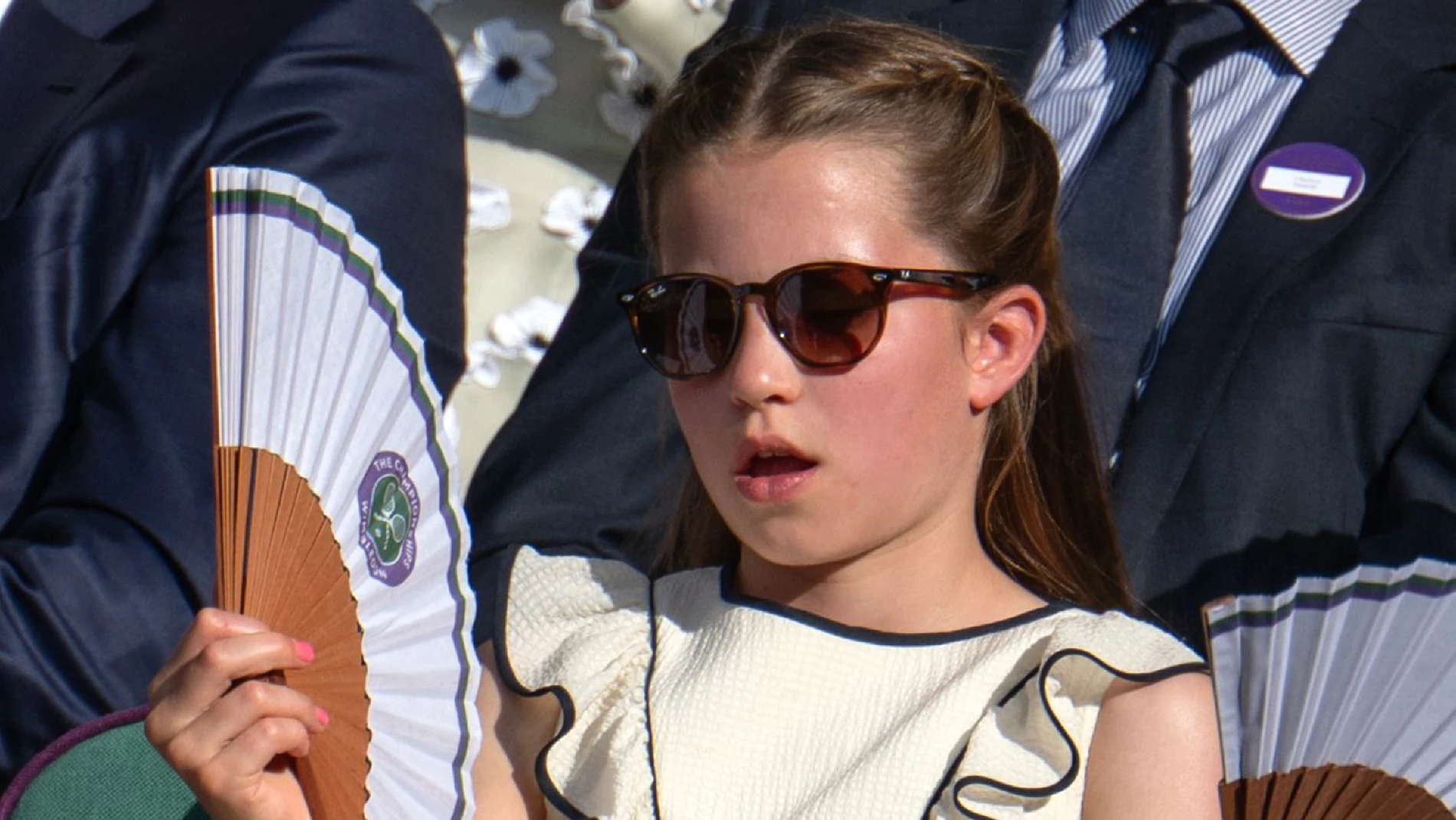 La princesa Charlotte en Wimbledon