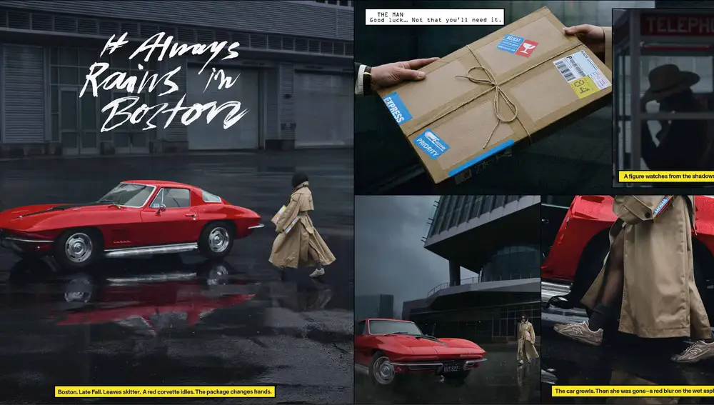 Rosalía protagoniza una campaña con estética de cómic y referencias al cine más clásico de suspense.