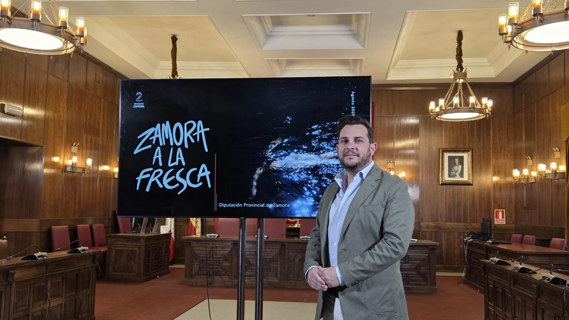 El vicepresidente Víctor López presenta nueva campaña de verano "Zamora a la Fresca"