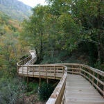 Pasarela del río Mao. 