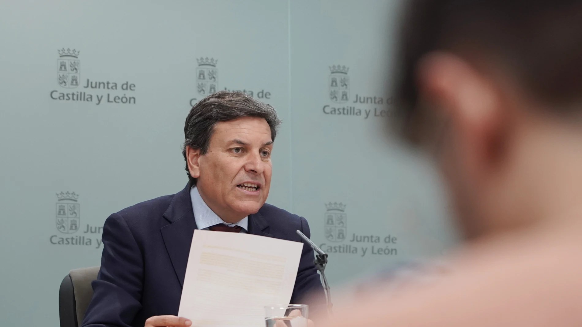 El portavoz de la Junta, Carlos Fernández Carriedo