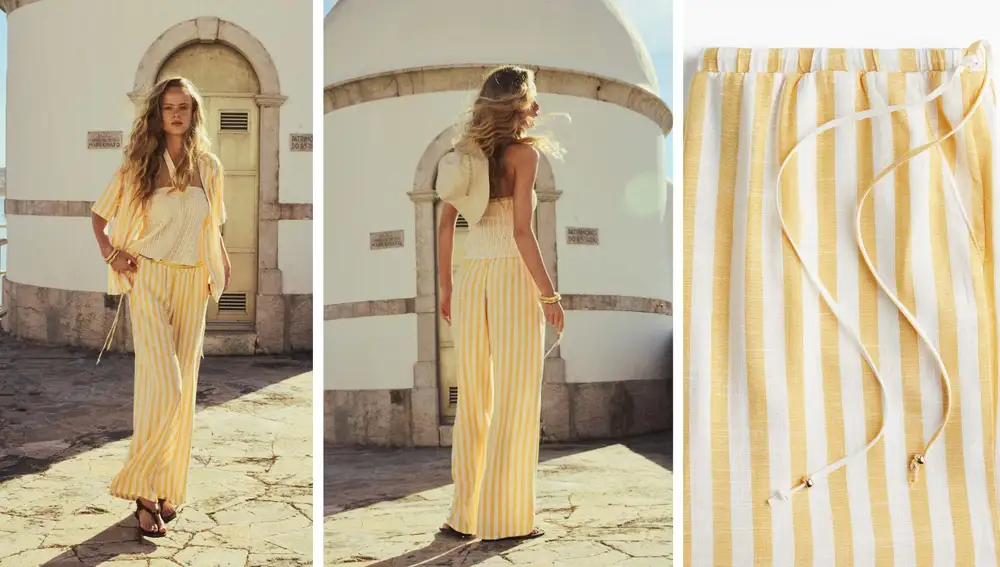 Pantalón amplio con cordón de ajuste (19,99€)