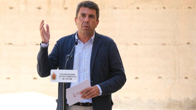 El president de la Generalitat, Carlos Mazón, en la reapertura del Palacio de Altamira de Elche