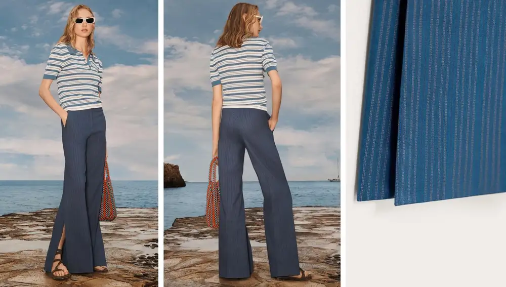 Pantalón flare rayas Limited Edition (59,95€)
