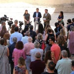 El president de la Generalitat, Carlos Mazón, en la reapertura del Palacio de Altamira de Elche