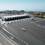 Área de peaje en la autopista de la Costa del Sol (AP-7)