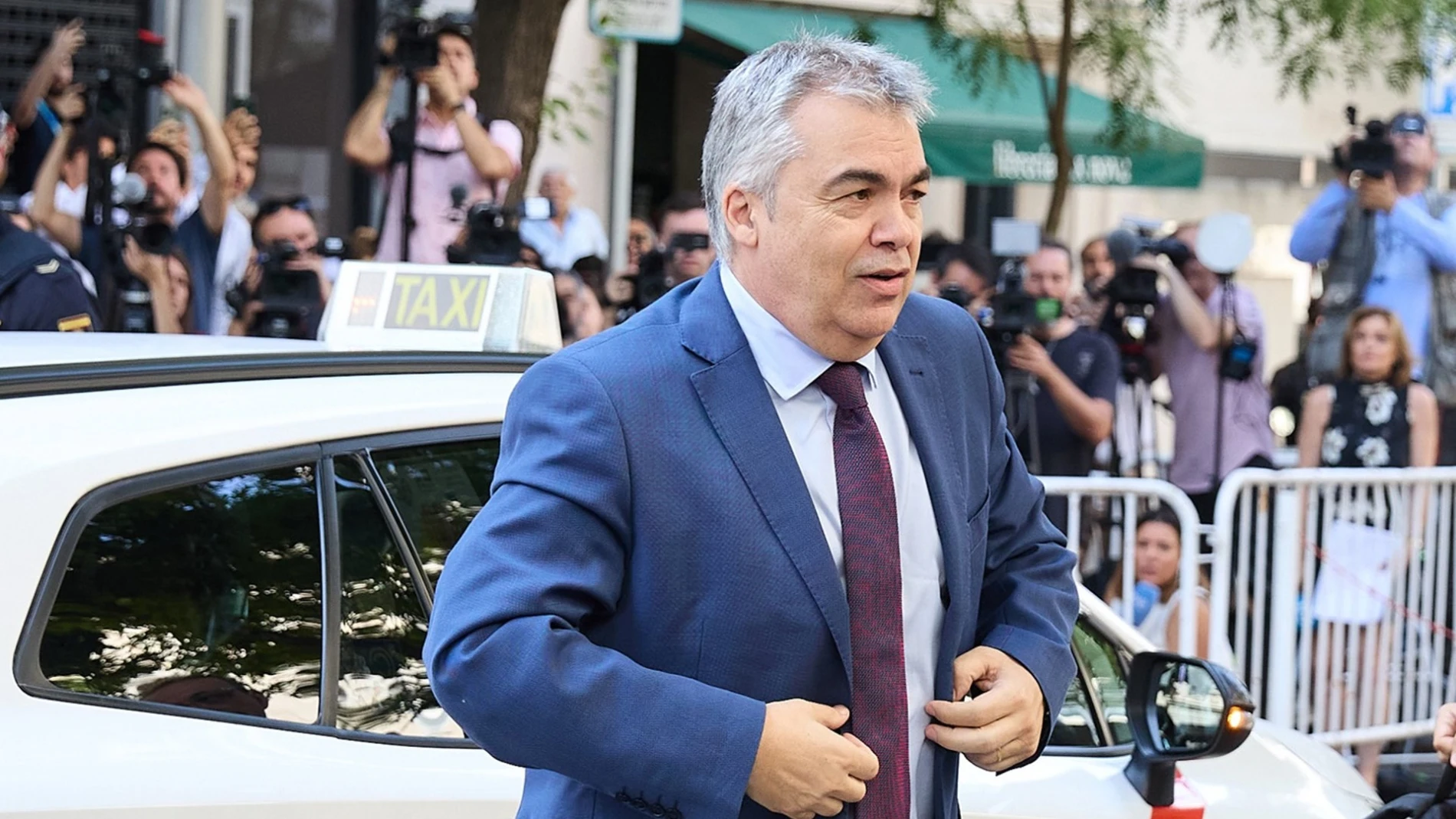Santos Cerdán, a su llegada al Tribunal Supremo, antes de ingresar en la cárcel