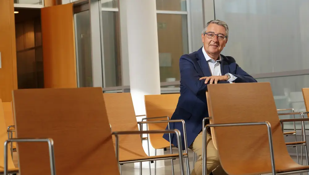 El presidente de la Diputación de Málaga, Francisco Salado, con motivo de una entrevista con Europa Press.