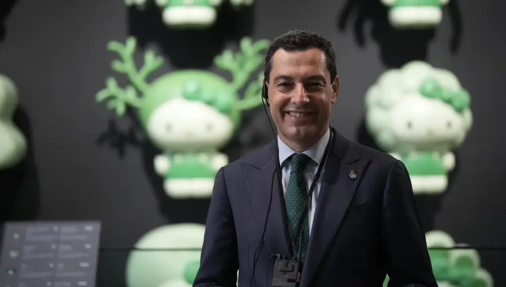 El presidente de la Junta de Andalucía, Juanma Moreno visita la Expo de Osaka