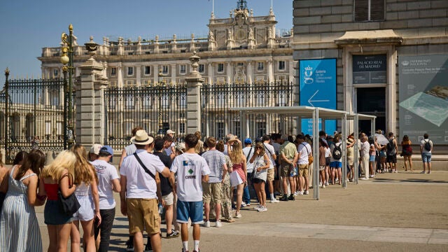 Turistas en la ciudad de Madrid