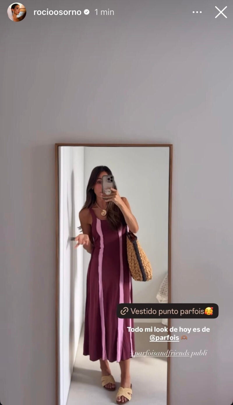 El look de Rocío Osorno.