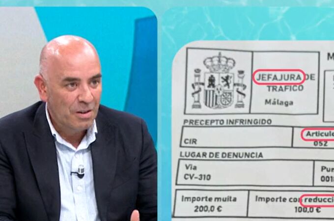 Juan Manuel Medina explica las multas falsas