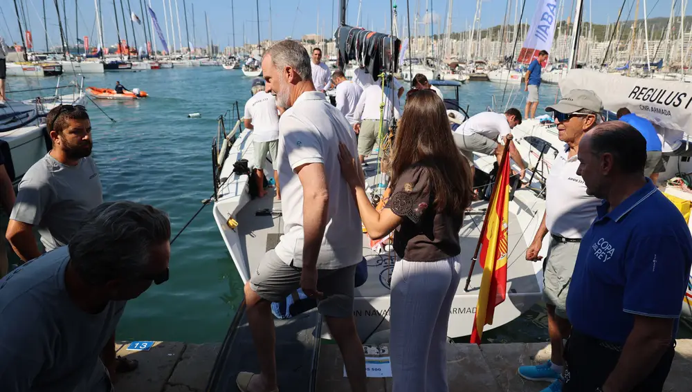 La Princesa Leonor acompaña al Rey Felipe en una nueva jornada de la 43ª Copa del Rey MAPFRE