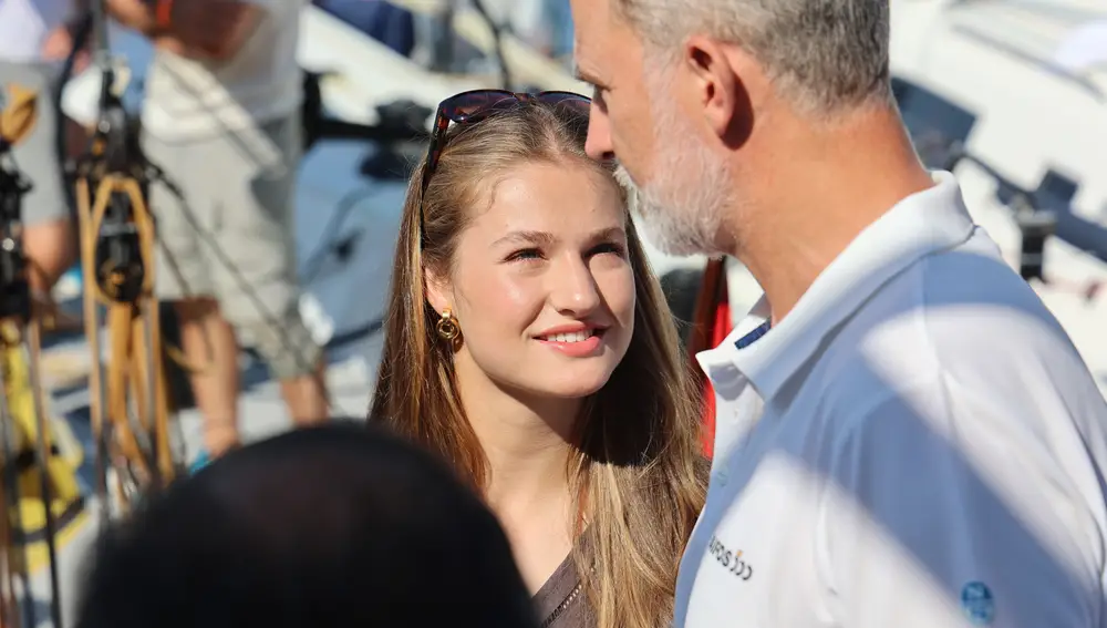 La Princesa Leonor acompaña al Rey Felipe en una nueva jornada de la 43ª Copa del Rey MAPFRE