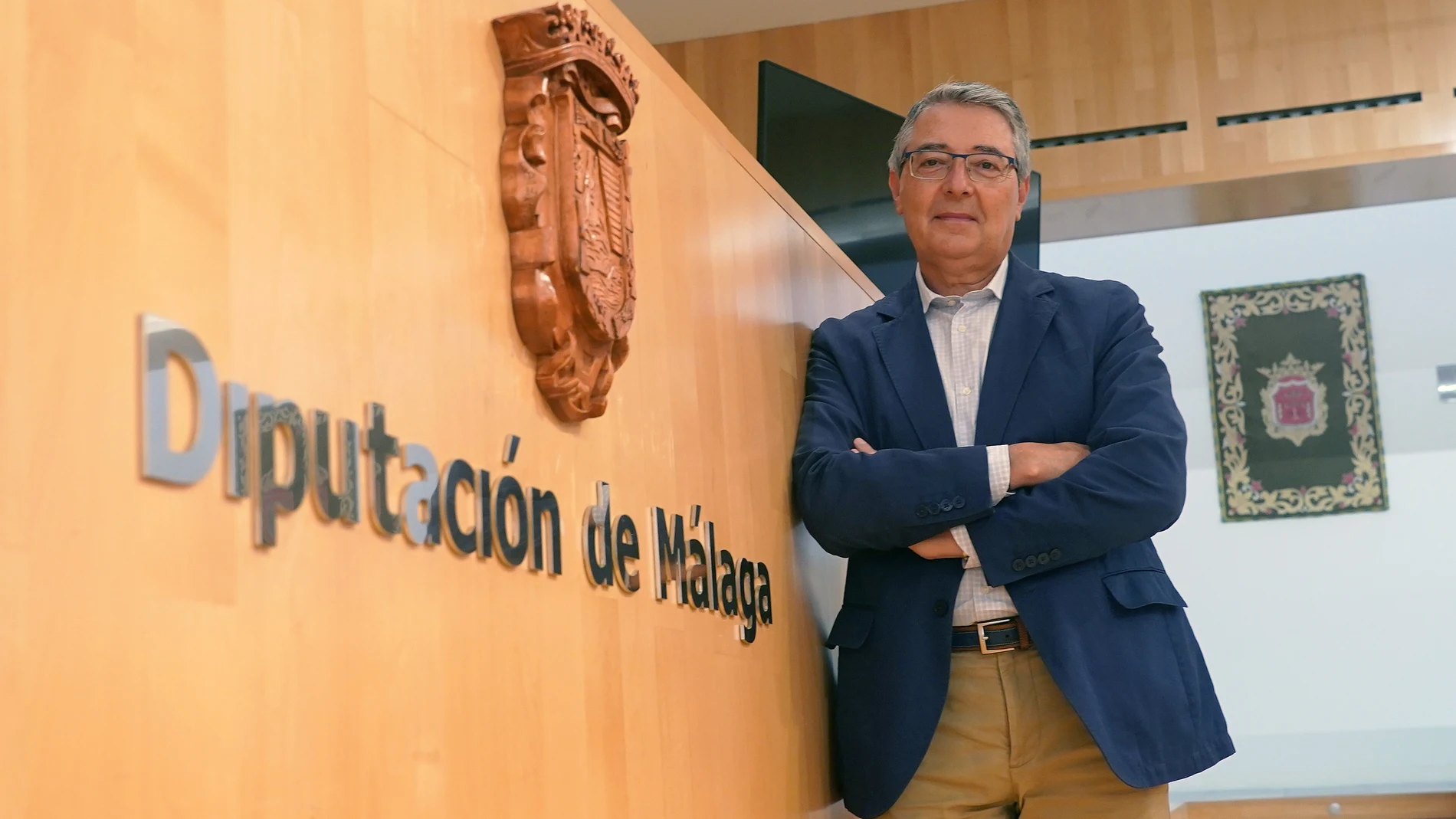 El presidente de la Diputación de Málaga, Francisco Salado, con motivo de una entrevista con Europa Press.ALEX ZEA - EUROPA PRESS30/07/2025