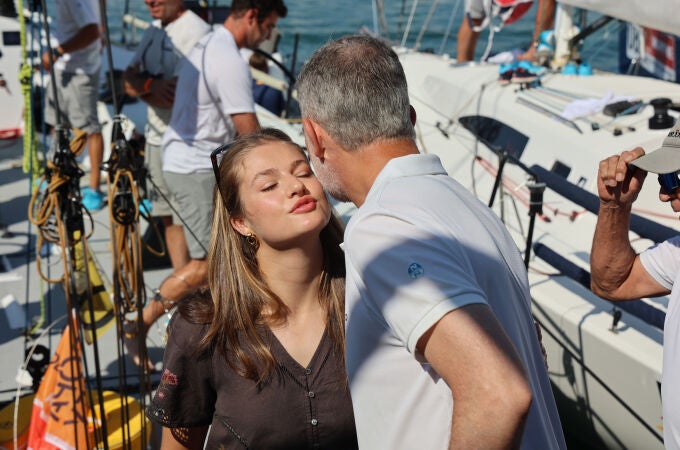 La Princesa Leonor acompaña al Rey Felipe en una nueva jornada de la 43ª Copa del Rey MAPFRE