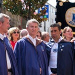 Feijóo asiste a la Feria del Albariño de Cambados (Pontevedra)