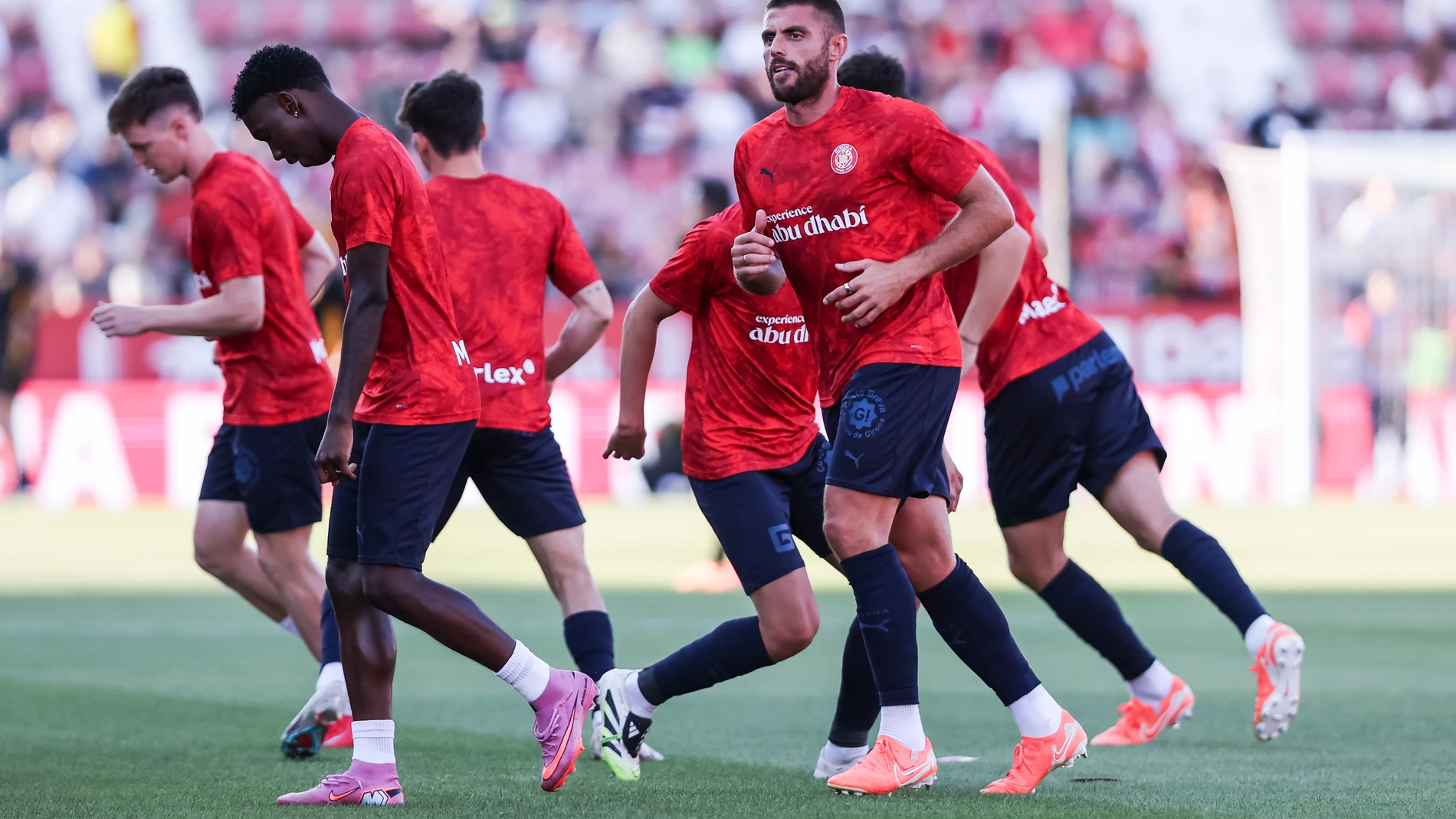 David Lopez of Girona FC looks on during the 48th Costa Brava Trophy, football match played between Girona FC and Wolverhampton Wanderes at Estadio de Montilivi on August 03, 2025 in Girona, Spain. AFP7 03/08/2025 ONLY FOR USE IN SPAIN