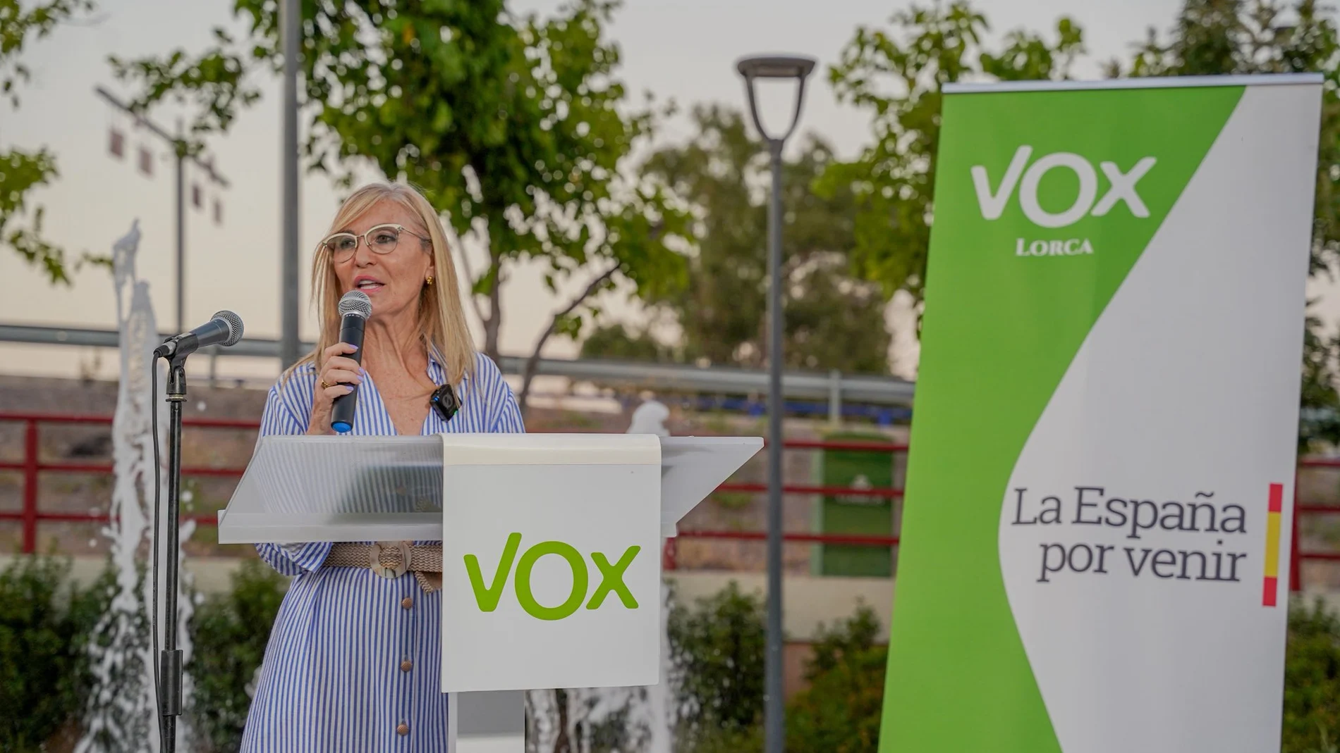 La secretaria de Vox de Murcia, Carmen Menduiña.