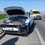 Un espectacular accidente múltiple en Alhama (Región de Murcia) deja 4 personas heridas, entre ellas una joven de 20 años y una menor de 13