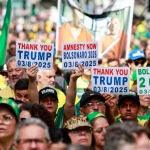 Partido de Bolsonaro convoca protestas en defensa del expresidente brasileño
