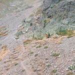 El arduo rescate de un montañero exhausto en el Pico Curavacas