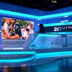 Plató de La 2 Noticias