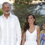 El vestido ibicenco de la Reina Letizia.