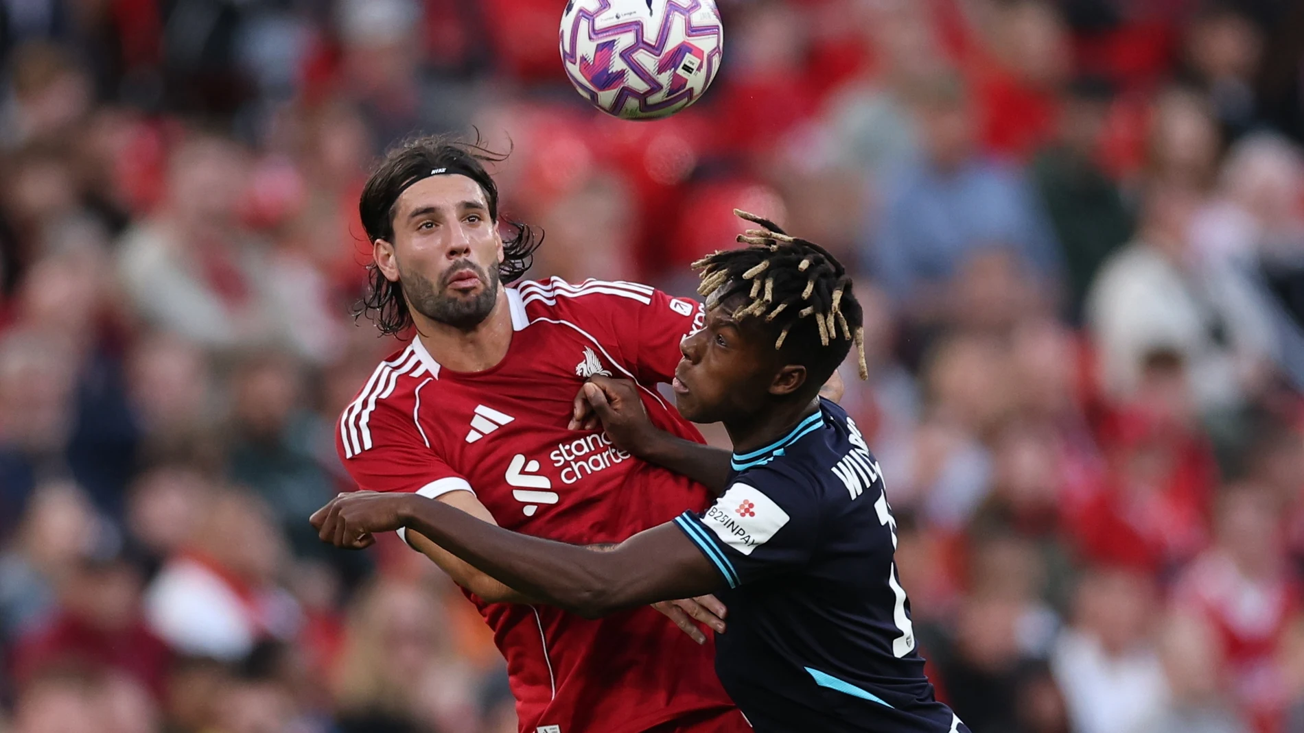 Nico Williams, ante el Liverpool