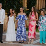 Los reyes Felipe VI y Letizia ofrecen la tradicional recepción a las autoridades de Baleares en Marivent
