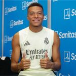 Mbappé, durante las pruebas médicas
