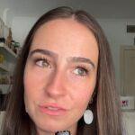 Kristi, una joven estadounidense, durante su vídeo