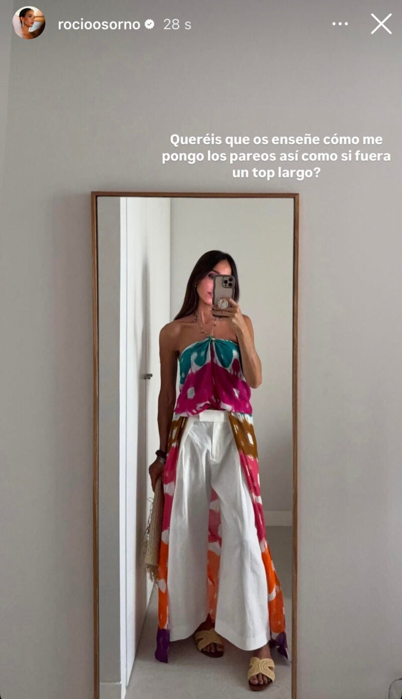 El look de Rocío Osorno.