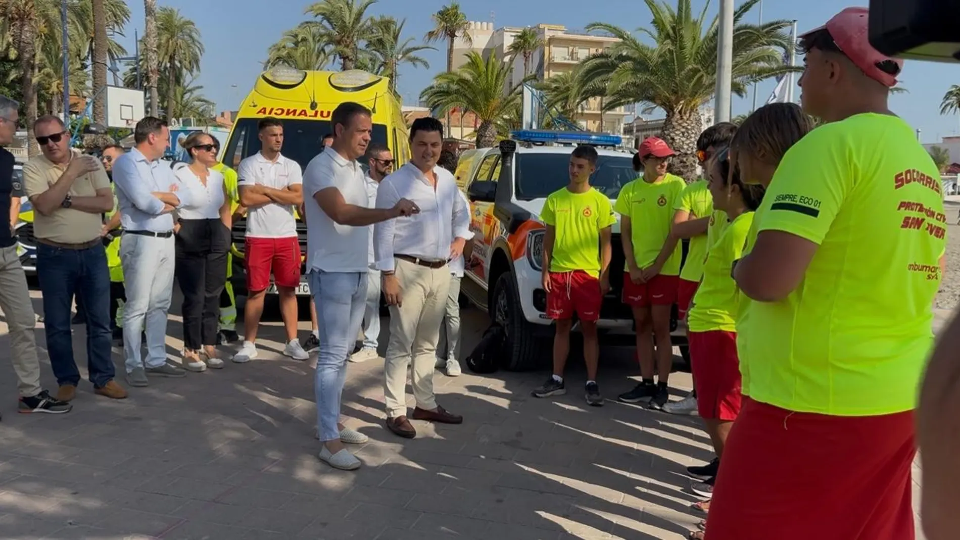 Presentación del Plan de Vigilancia y Rescate en Playas y Salvamento en la Mar de la Región de Murcia (Plan Copla)