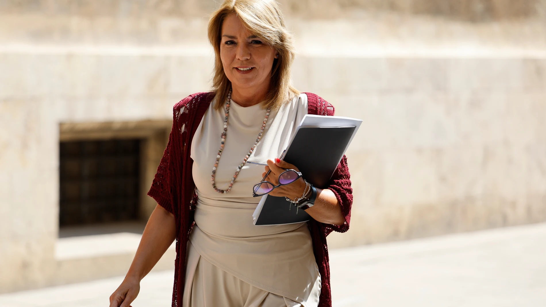 VALÈNCIA, 05/08/2025.-Rueda de la prensa de la vicepresidenta del Consell Susana Camarero, tras la reunión del Gobierno valenciano antes de iniciar las vacaciones de agosto, este martes en València.-EFE/ Ana Escobar