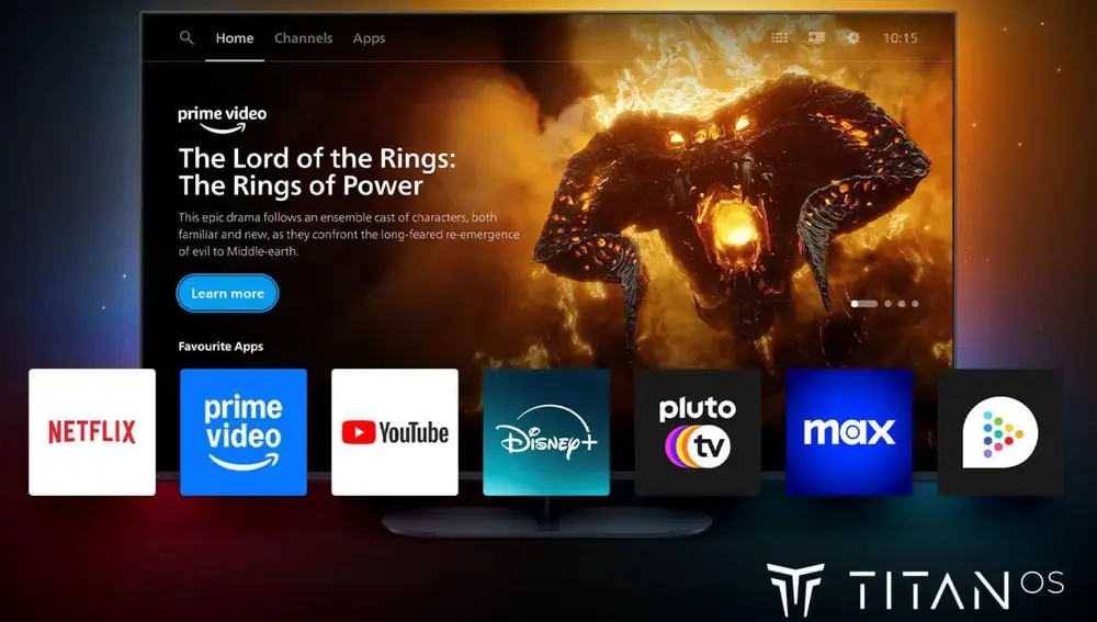 Esta Smart TV permite acceder a las principales plataformas de streaming