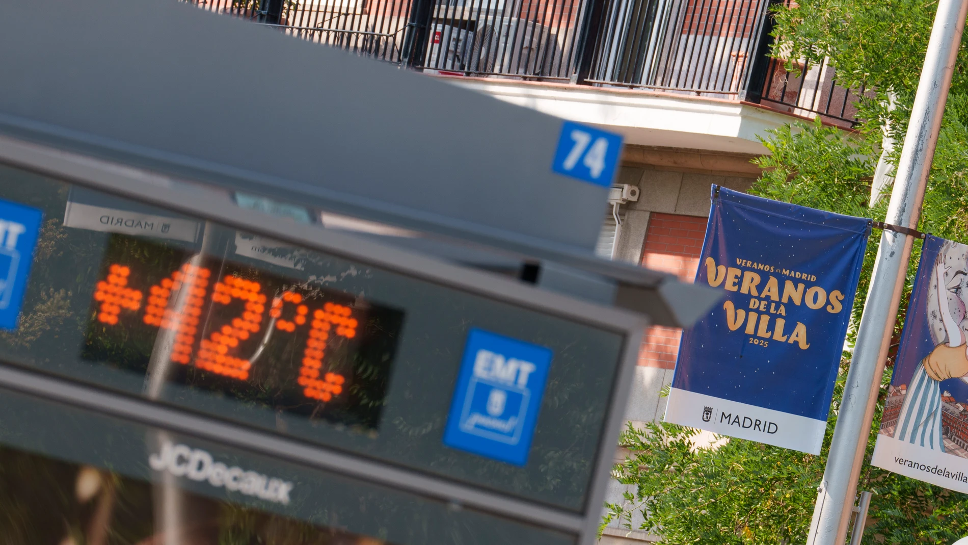 ola de calor en Madrid