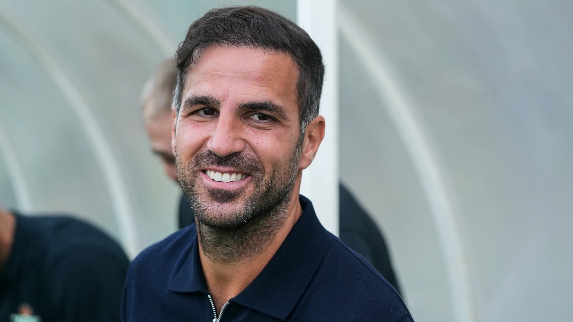 Cesc Fabregas, head coach of Como 1907, looks on during a Pre-Season friendly football match played between Real Betis and Como 1907 at Ciudad de La Linea stadium on August 6, 2025 in Cadiz, SpainAFP7 06/08/2025 ONLY FOR USE IN SPAIN