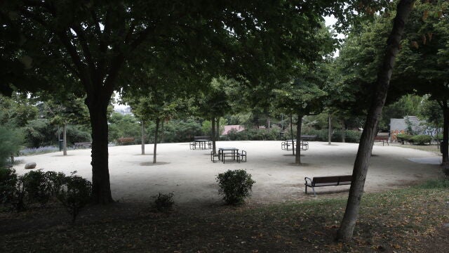 Una de las nuevas zonas estanciales del parque vallecano