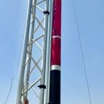 El equipo Faraday Rocketry de la UPV lanza con éxito su cohete sonda "Rompetechos"