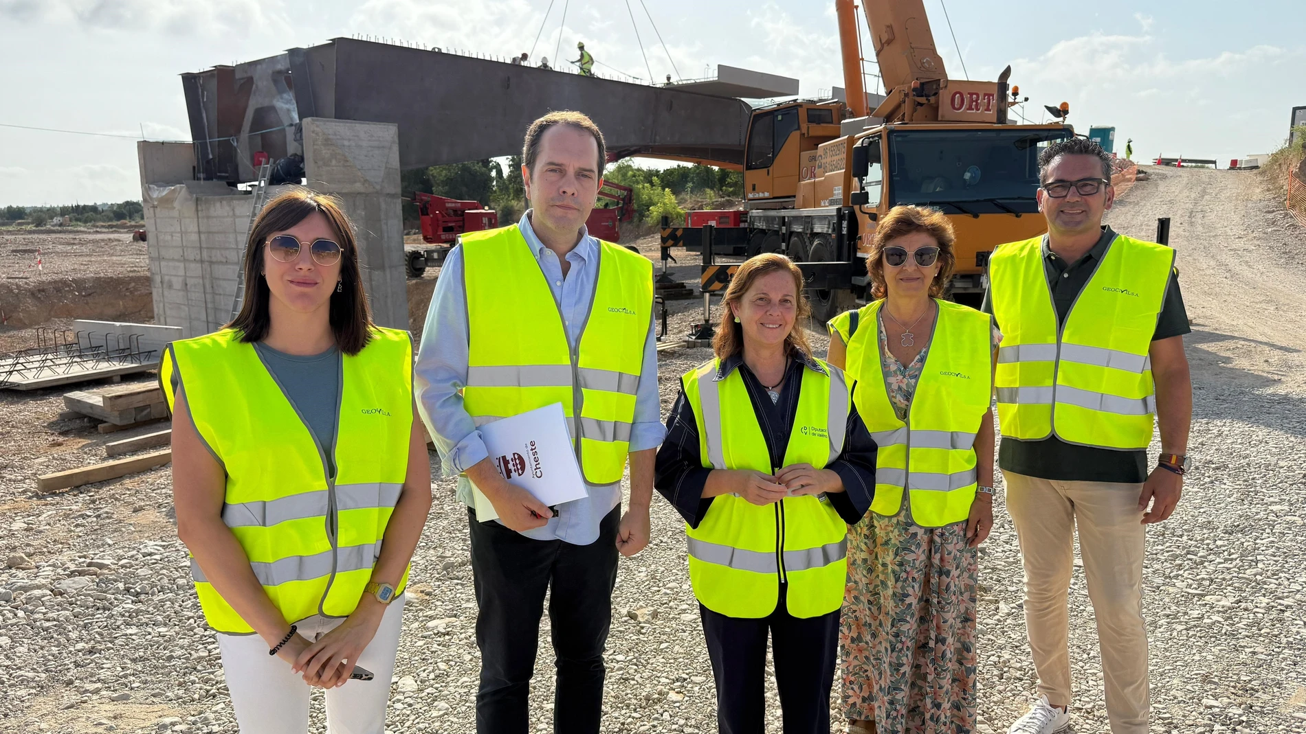 La Diputació prevé abrir al tráfico el puente de acceso a Cheste desde la A-3 antes del Gran Premio de Cheste REMITIDA / HANDOUT por DIVAL Fotografía remitida a medios de comunicación exclusivamente para ilustrar la noticia a la que hace referencia la imagen, y citando la procedencia de la imagen en la firma 06/08/2025