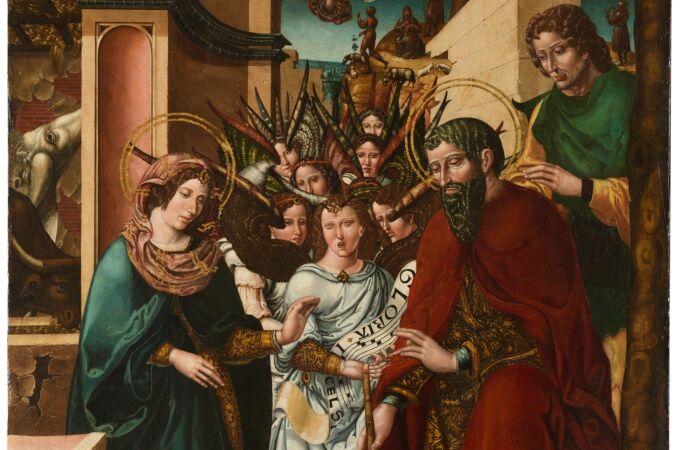 "La Natividad", tabla del Museo del Prado