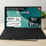 El LG gram 15ZD80T-G.AX75B es un portátil fino y ligero
