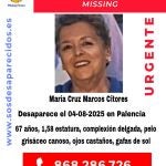 Sucesos.- Buscan a una mujer de 67 años desaparecida desde el lunes en Palencia