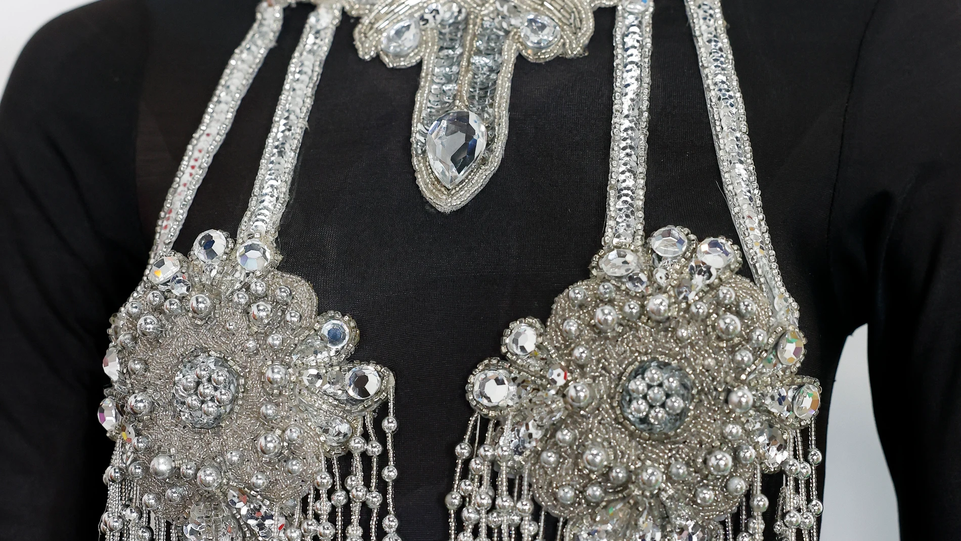 GARDENA (United States), 06/08/2025.- A 1991 "I'm Your Baby Tonight" stage-worn Marc Bouwer embellished catsuit is on display during an auction preview titled ‘The Whitney Houston Legacy Foundation’ at Julien's Auctions in Gardena, California, USA, 05 August 2025. The auction will go live on 12 August 2025. EFE/EPA/CAROLINE BREHMAN