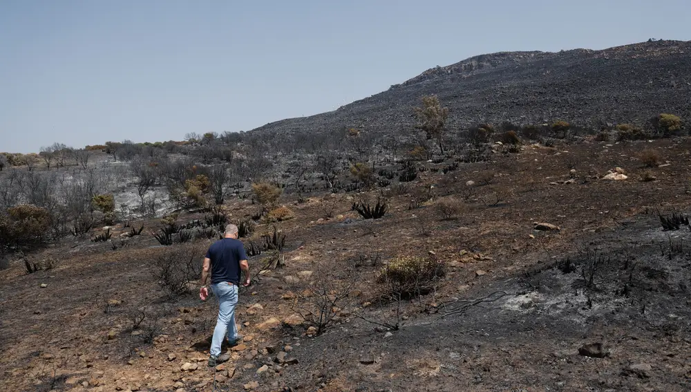El incendio forestal declarado el pasado martes en Tarifa (Cádiz) ya ha sido sofocado