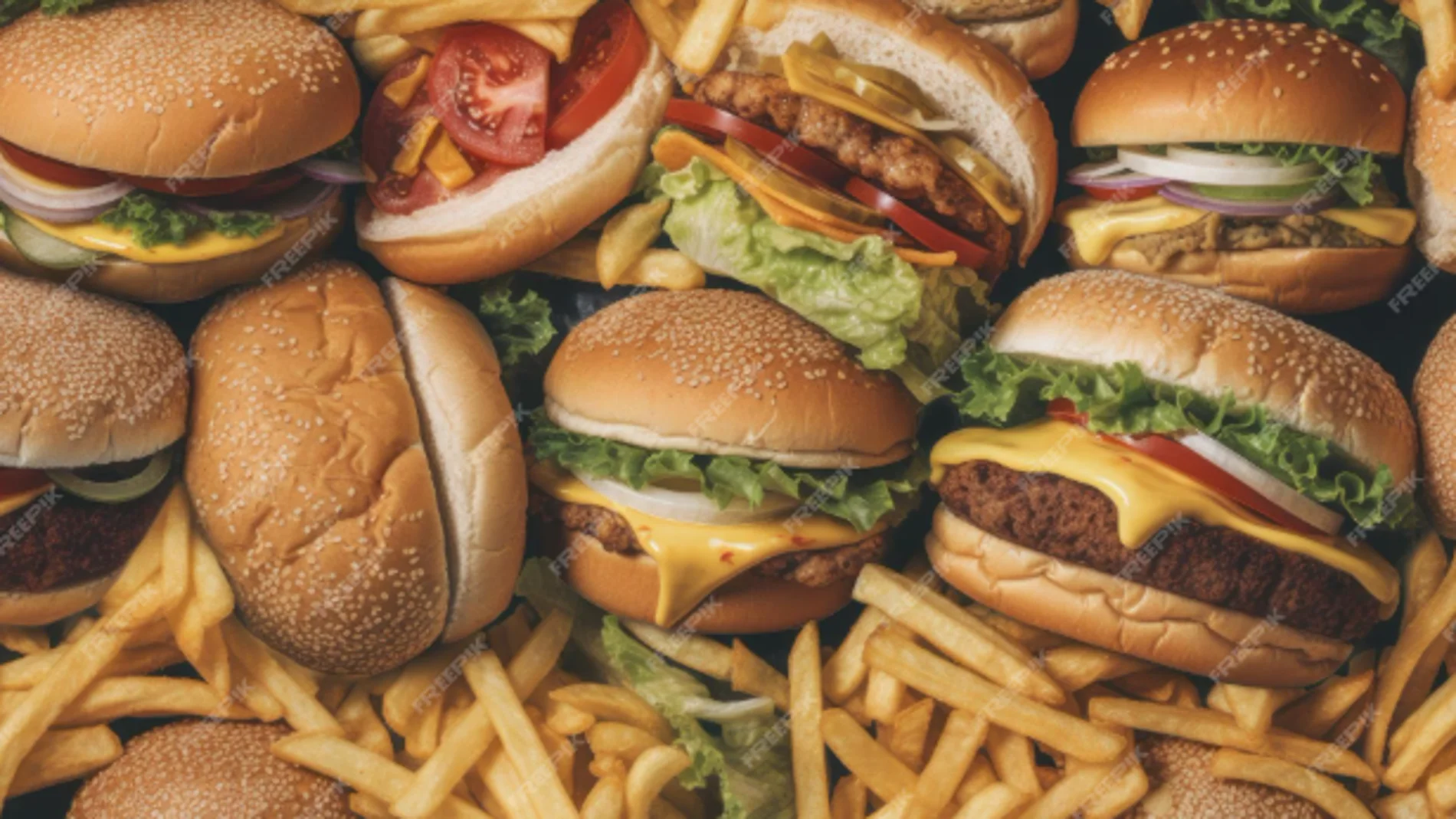 Muchas hamburguesas