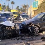Suc.- Un hombre drogado y ebrio sustrae varios coches, uno de ellos con un menor, y provoca un accidente en Mazarrón