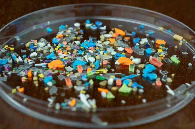 Microplásticos en la playa